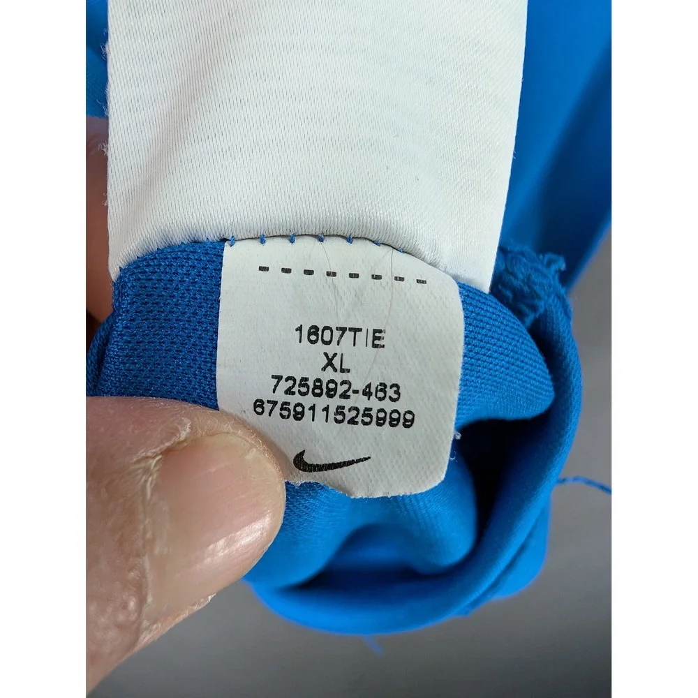 Nike RFS LNK Group Soccer Jersey Blue White Mens XL 725892-463